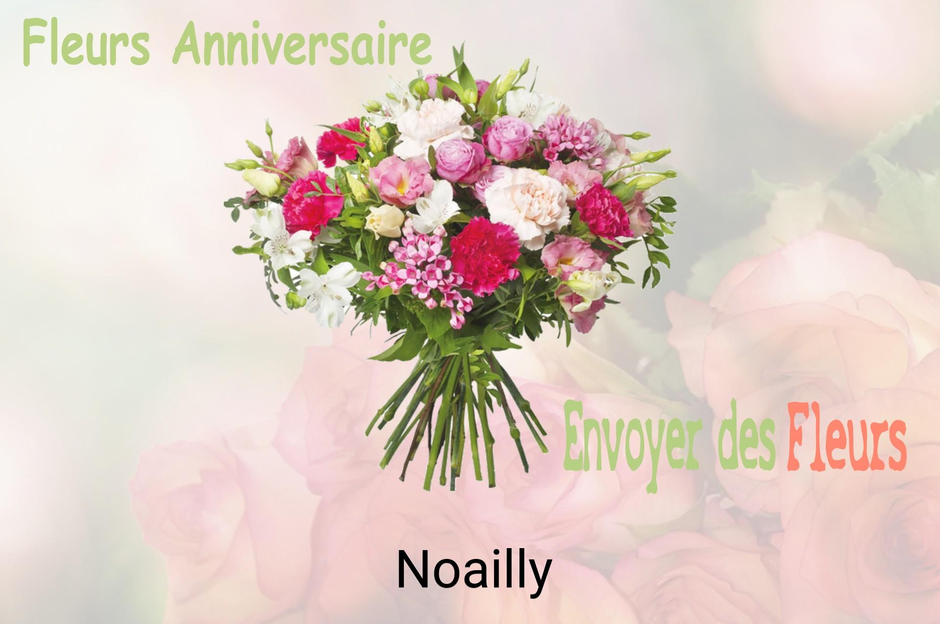 Bouquet de fleurs d’anniversaire livré à Noailly